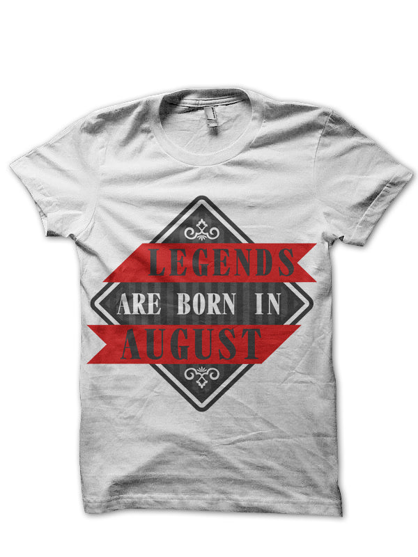Legends Are Born In August T-Shirt Style002 Hoodie, Sweatshirt | PureTeeCo.com