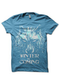 Winter Is Coming Sky Blue Tee Hoodie, Sweatshirt | PureTeeCo.com