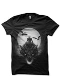 Ice and Fire Black T-Shirt Hoodie, Sweatshirt | PureTeeCo.com
