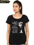 Leave One Wolf Alive And Sheep Are Never Safe Black T-Shirt Hoodie, Sweatshirt | PureTeeCo.com