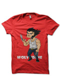 Wolverine Red Tee Style001 Hoodie, Sweatshirt | PureTeeCo.com