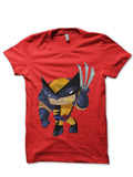 Wolverine Red Tee Hoodie, Sweatshirt | PureTeeCo.com