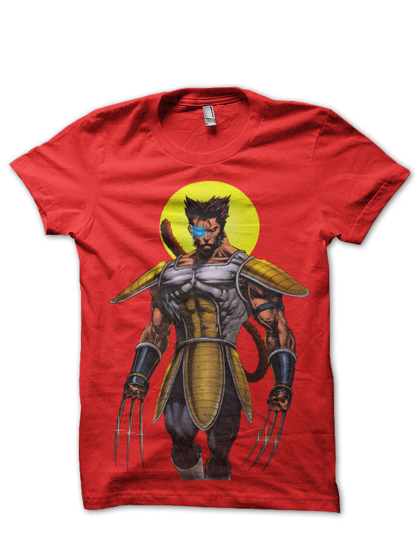 Wolverine Saiyan DBZ X-Men Fusion T-Shirt Hoodie, Sweatshirt | PureTeeCo.com