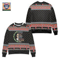 Woman Belong In All Places Where Decisions Are Being Made Ugly Christmas Sweater Black