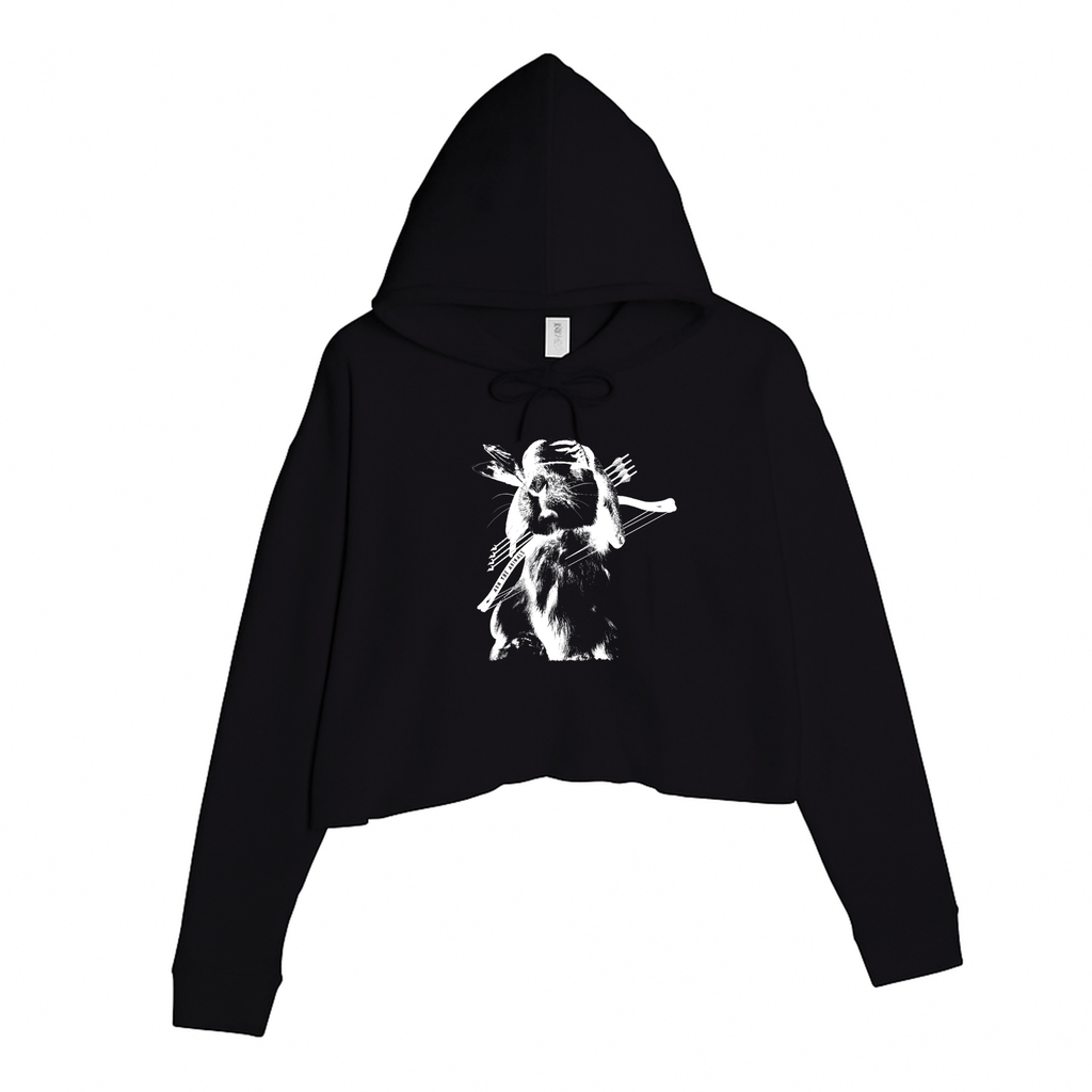 Women's | Rambo Bunny | Crop Hoodie