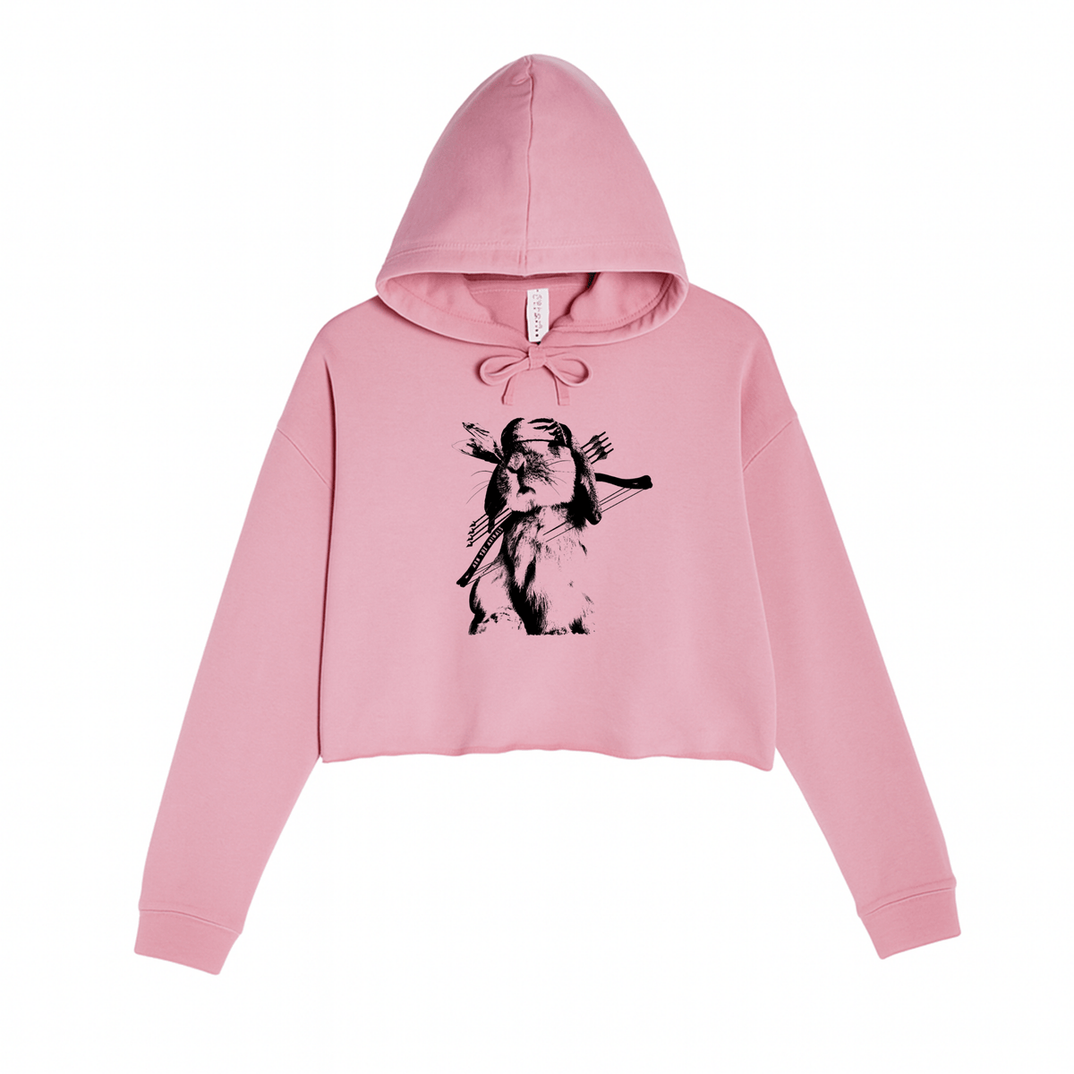Women's | Rambo Bunny | Crop Hoodie