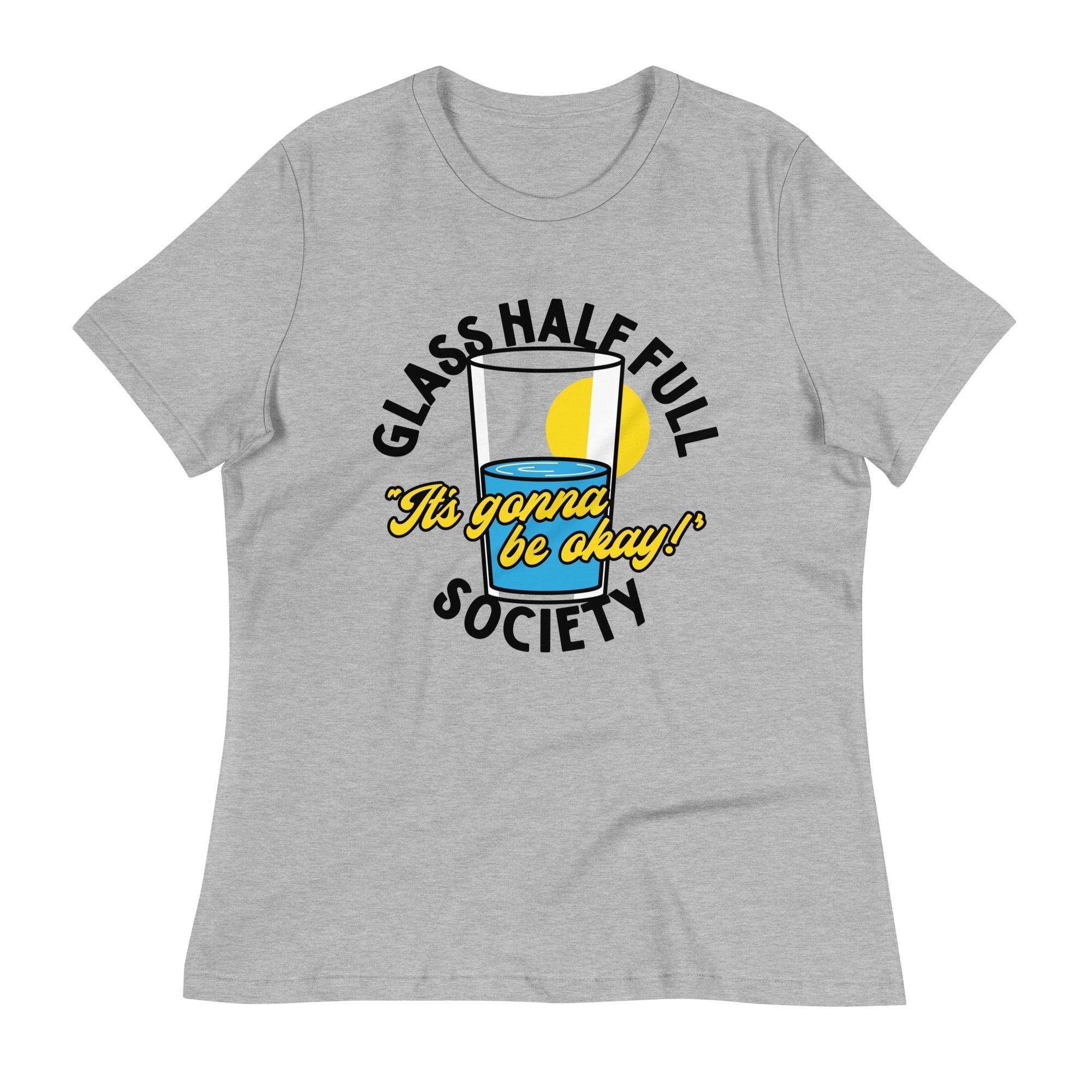 Glass Half Full Society Women's Signature Tee Hoodie, Sweatshirt | PureTeeCo.com (Image 1)
