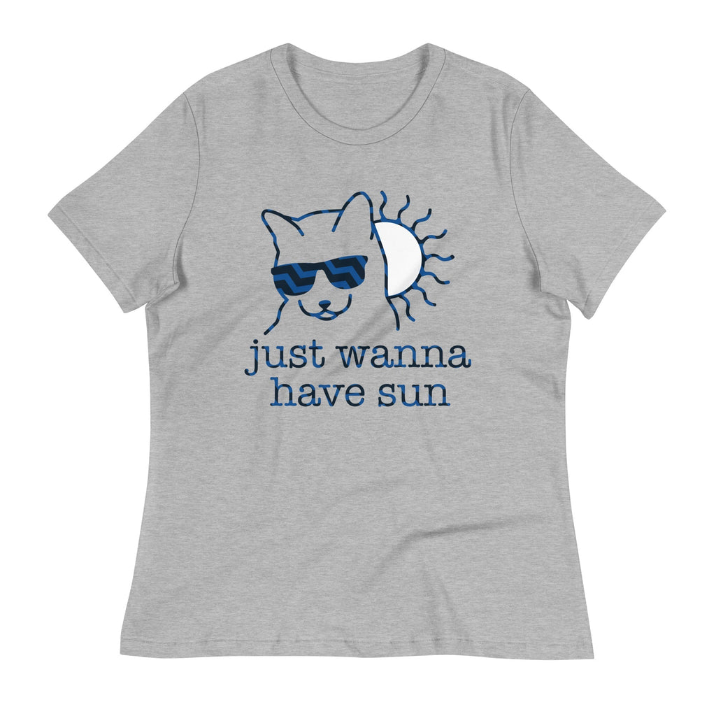Just Wanna Have Sun Women's Signature Tee Hoodie, Sweatshirt | PureTeeCo.com (Image 3)