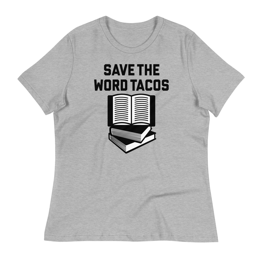 Save The Word Tacos Women's Signature Tee Hoodie, Sweatshirt | PureTeeCo.com (Image 1)