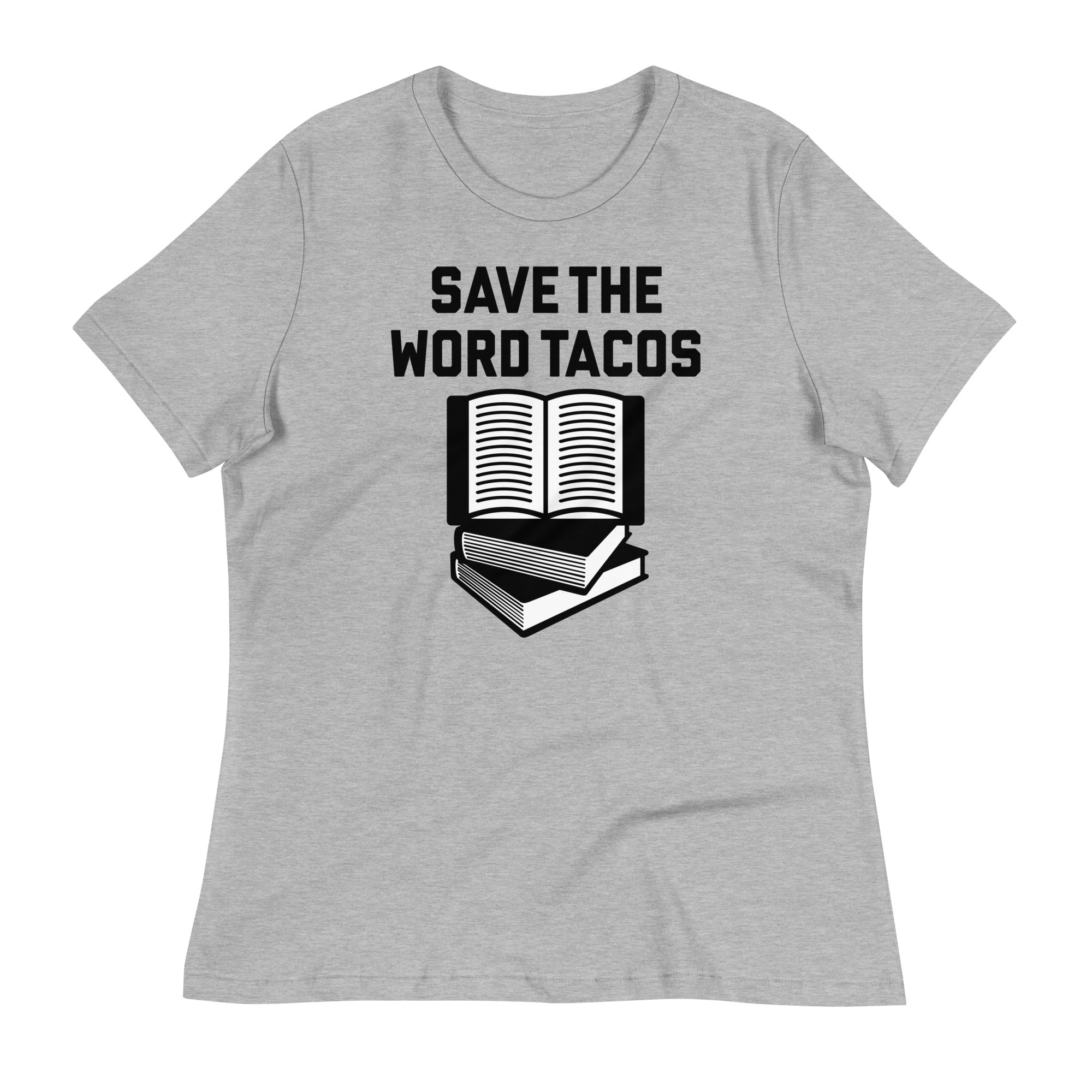 Save The Word Tacos Women's Signature Tee Hoodie, Sweatshirt | PureTeeCo.com (Image 1)