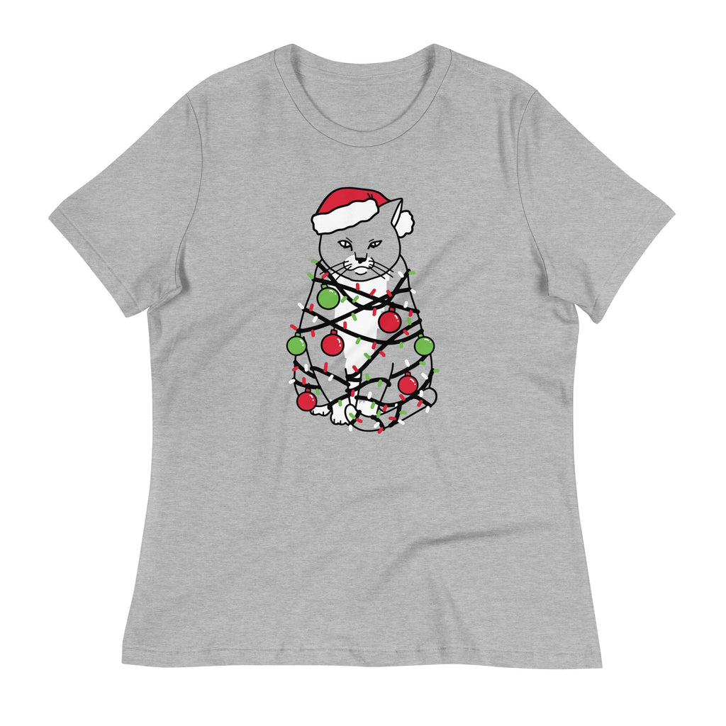 Meowy Christmas Women's Signature Tee Hoodie, Sweatshirt | PureTeeCo.com (Image 1)