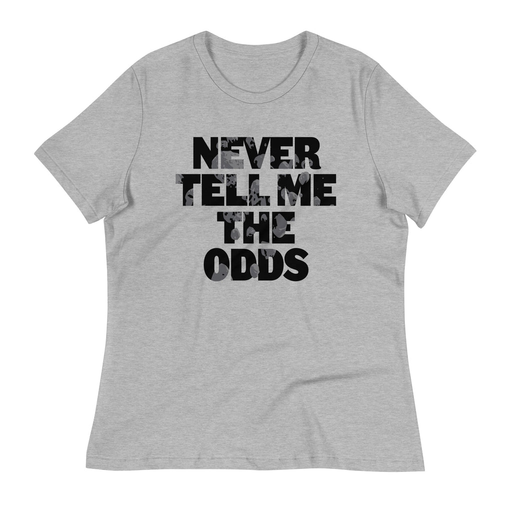 Never Tell Me The Odds Women's Signature Tee Hoodie, Sweatshirt | PureTeeCo.com (Image 1)