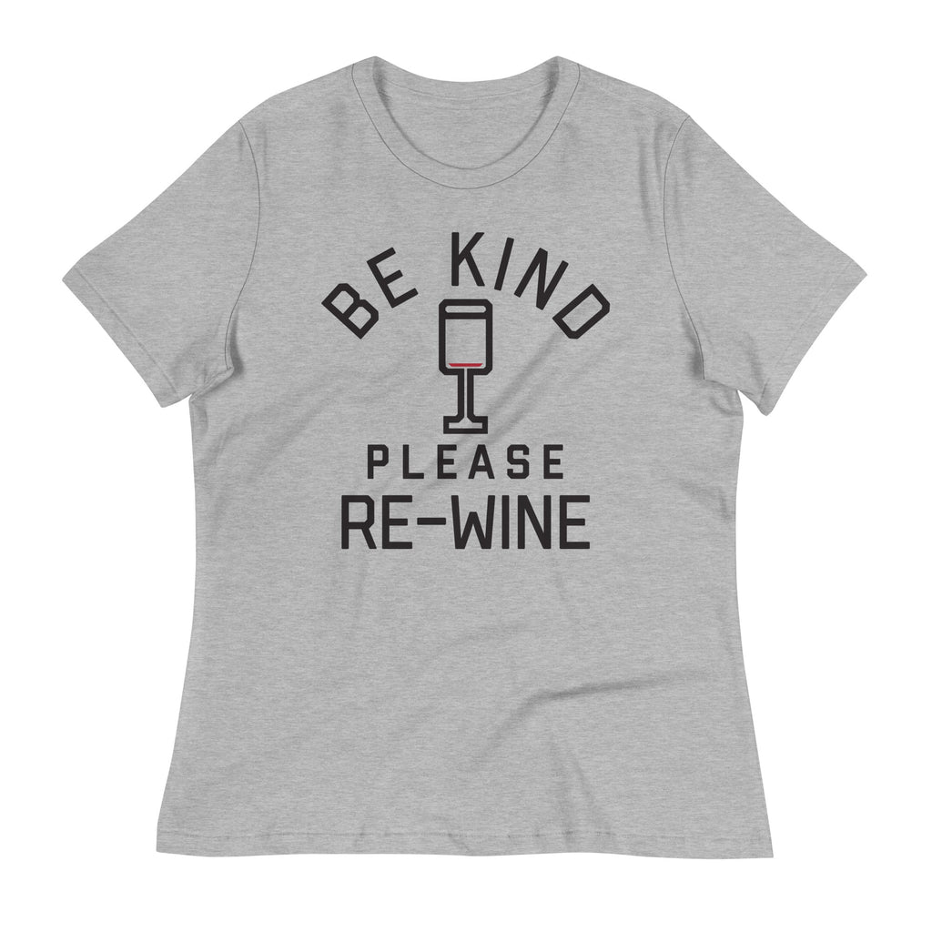 Be Kind, Please Re-Wine Women's Signature Tee Hoodie, Sweatshirt | PureTeeCo.com (Image 4)