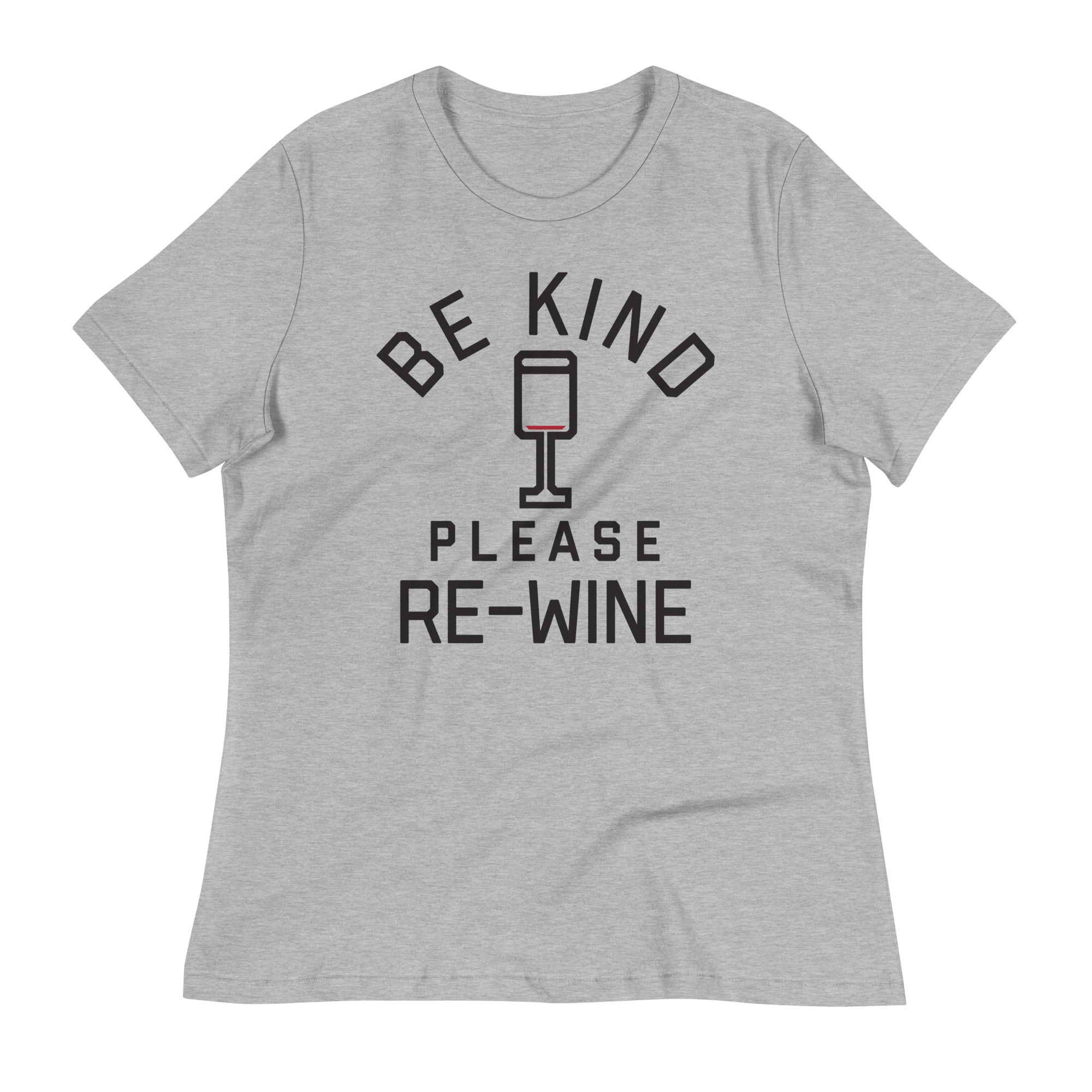 Be Kind, Please Re-Wine Women's Signature Tee Hoodie, Sweatshirt | PureTeeCo.com (Image 4)