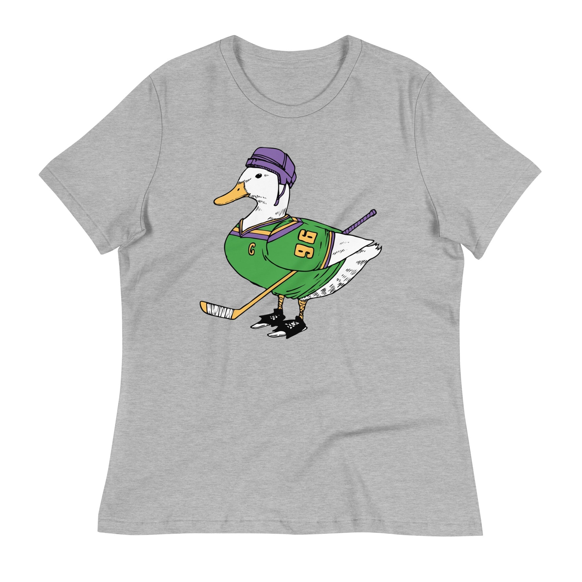Mighty Duck Women's Signature Tee Hoodie, Sweatshirt | PureTeeCo.com (Image 4)