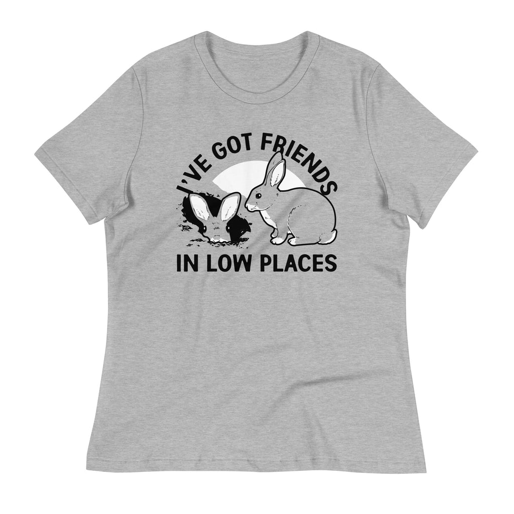 I've Got Friends In Low Places Women's Signature Tee Hoodie, Sweatshirt | PureTeeCo.com (Image 1)