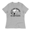 I've Got Friends In Low Places Women's Signature Tee Hoodie, Sweatshirt | PureTeeCo.com (Image 1)