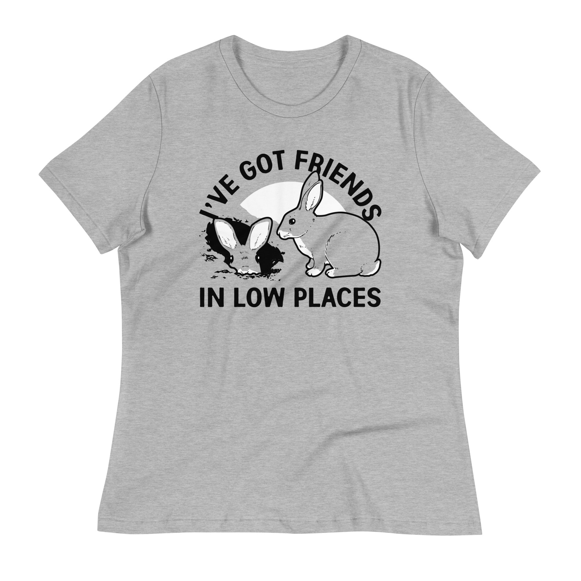 I've Got Friends In Low Places Women's Signature Tee Hoodie, Sweatshirt | PureTeeCo.com (Image 1)