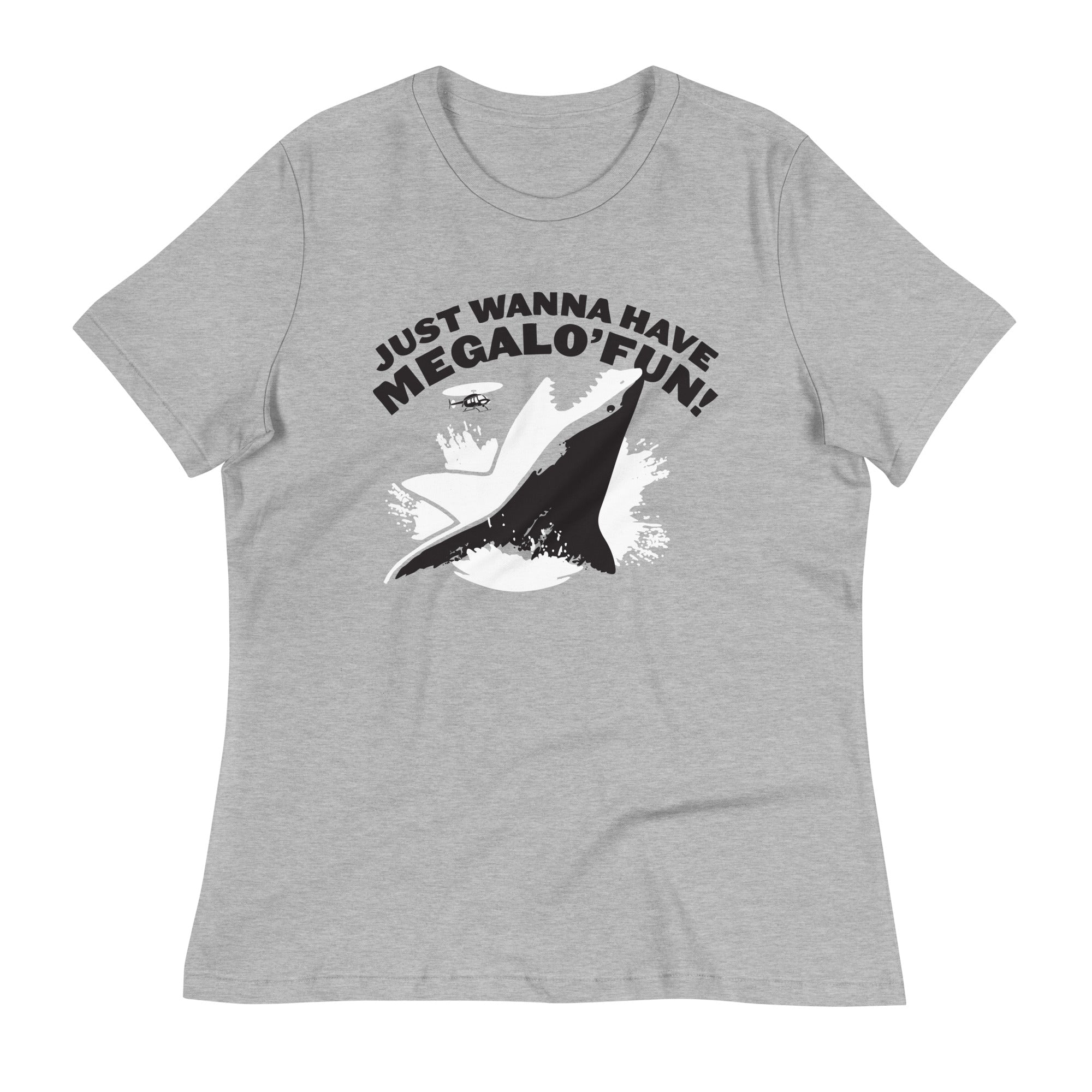 Just Wanna Have Megalo' Fun! Women's Signature Tee Hoodie, Sweatshirt | PureTeeCo.com (Image 1)