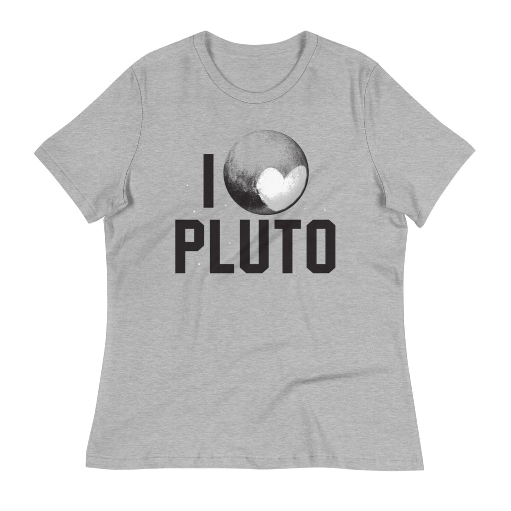 I Heart Pluto Women's Signature Tee Hoodie, Sweatshirt | PureTeeCo.com (Image 1)