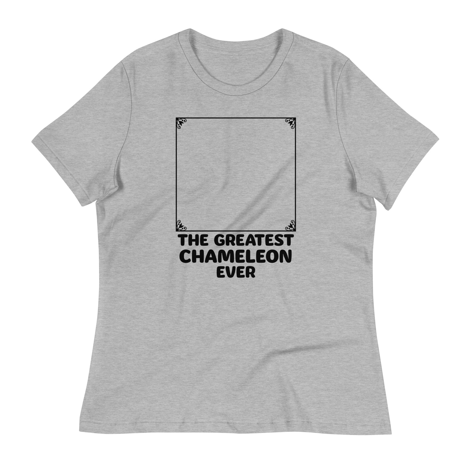 The Greatest Chameleon Ever Women's Signature Tee Hoodie, Sweatshirt | PureTeeCo.com (Image 4)
