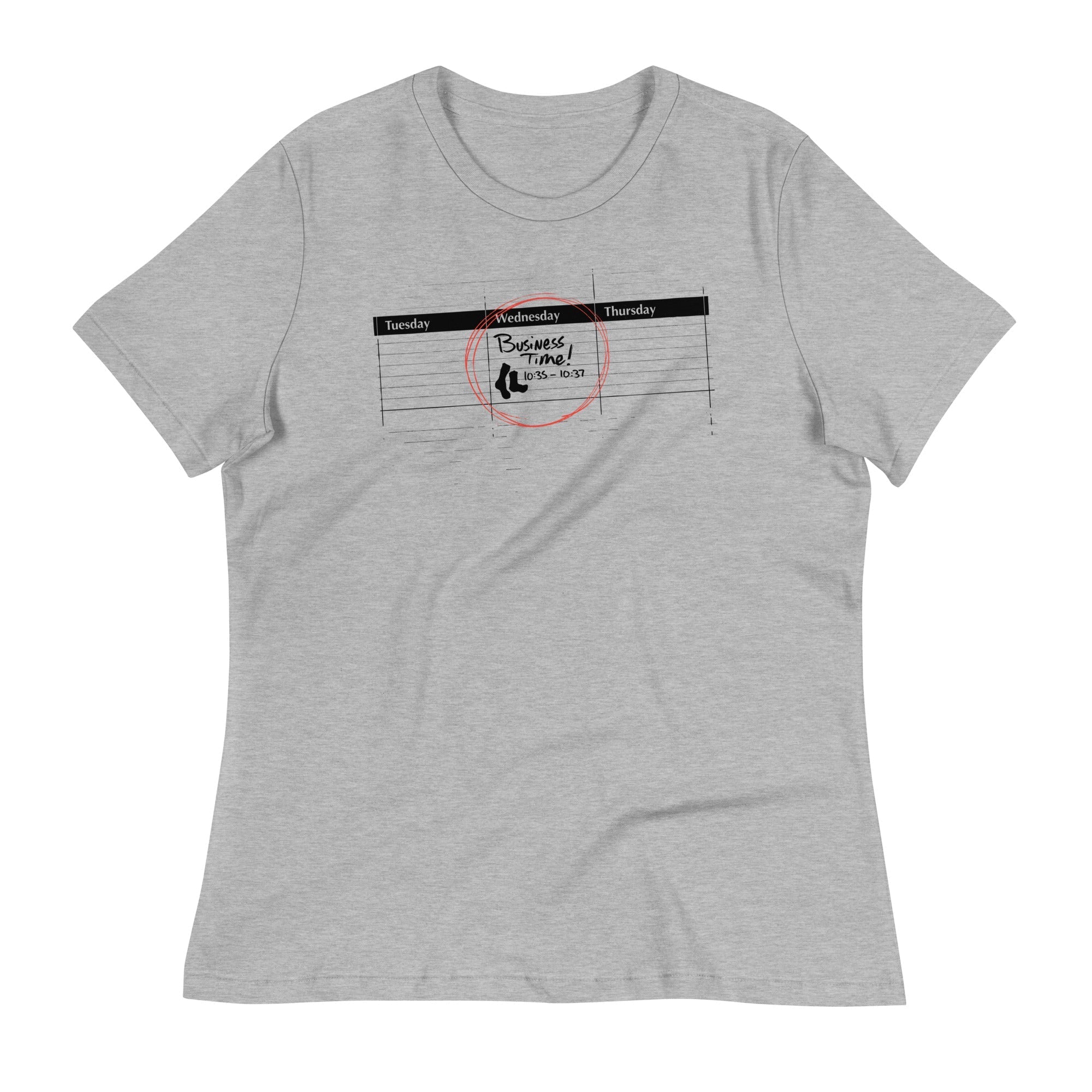 It's Business Time Women's Signature Tee Hoodie, Sweatshirt | PureTeeCo.com (Image 4)