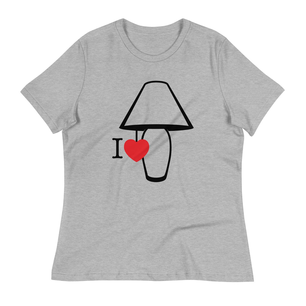 I Love Lamp Women's Signature Tee Hoodie, Sweatshirt | PureTeeCo.com (Image 4)