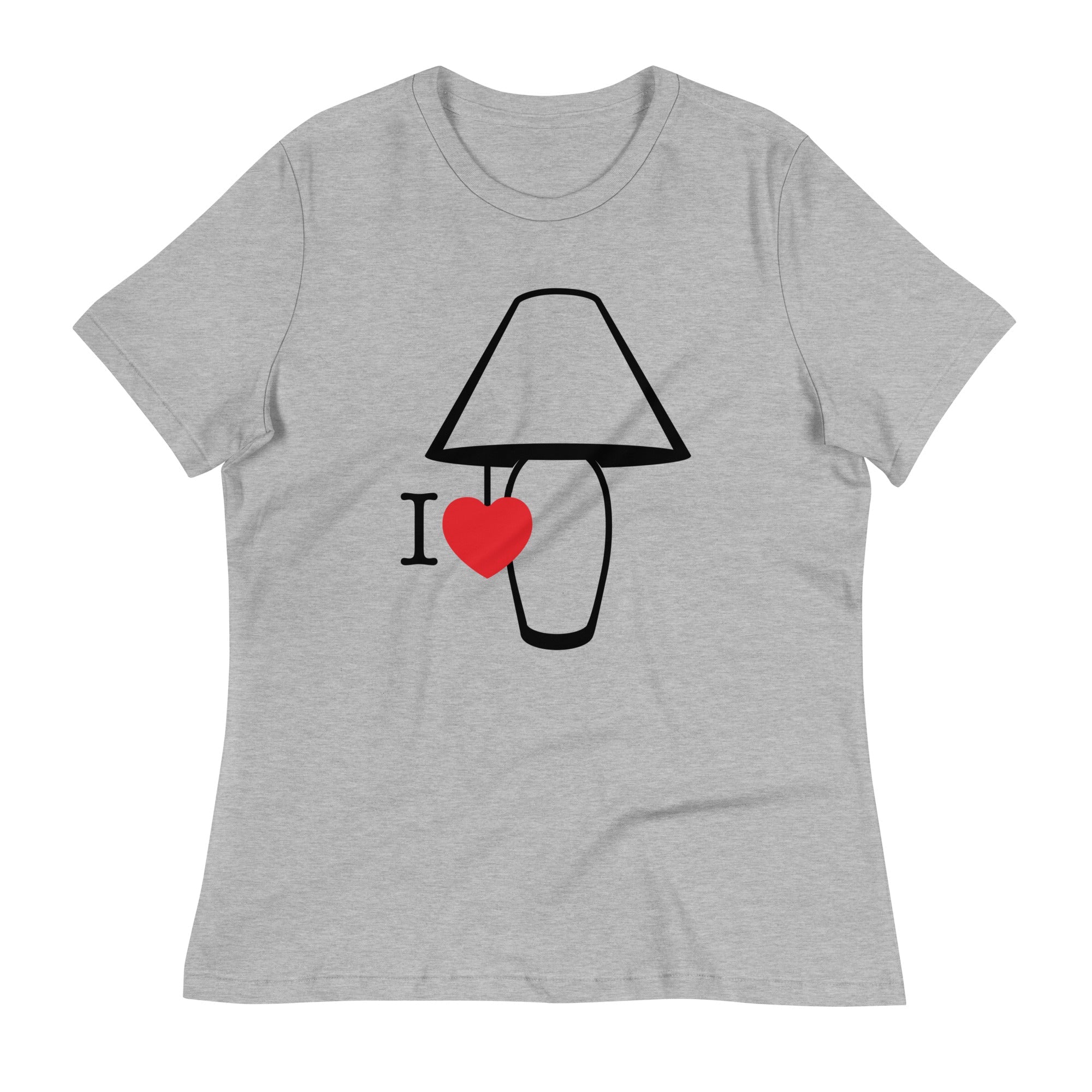 I Love Lamp Women's Signature Tee Hoodie, Sweatshirt | PureTeeCo.com (Image 4)