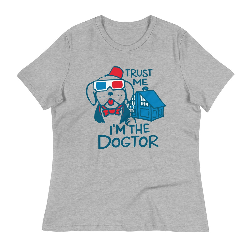 Trust Me, I'm The Dogtor Women's Signature Tee Hoodie, Sweatshirt | PureTeeCo.com (Image 1)