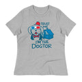 Trust Me, I'm The Dogtor Women's Signature Tee Hoodie, Sweatshirt | PureTeeCo.com (Image 1)