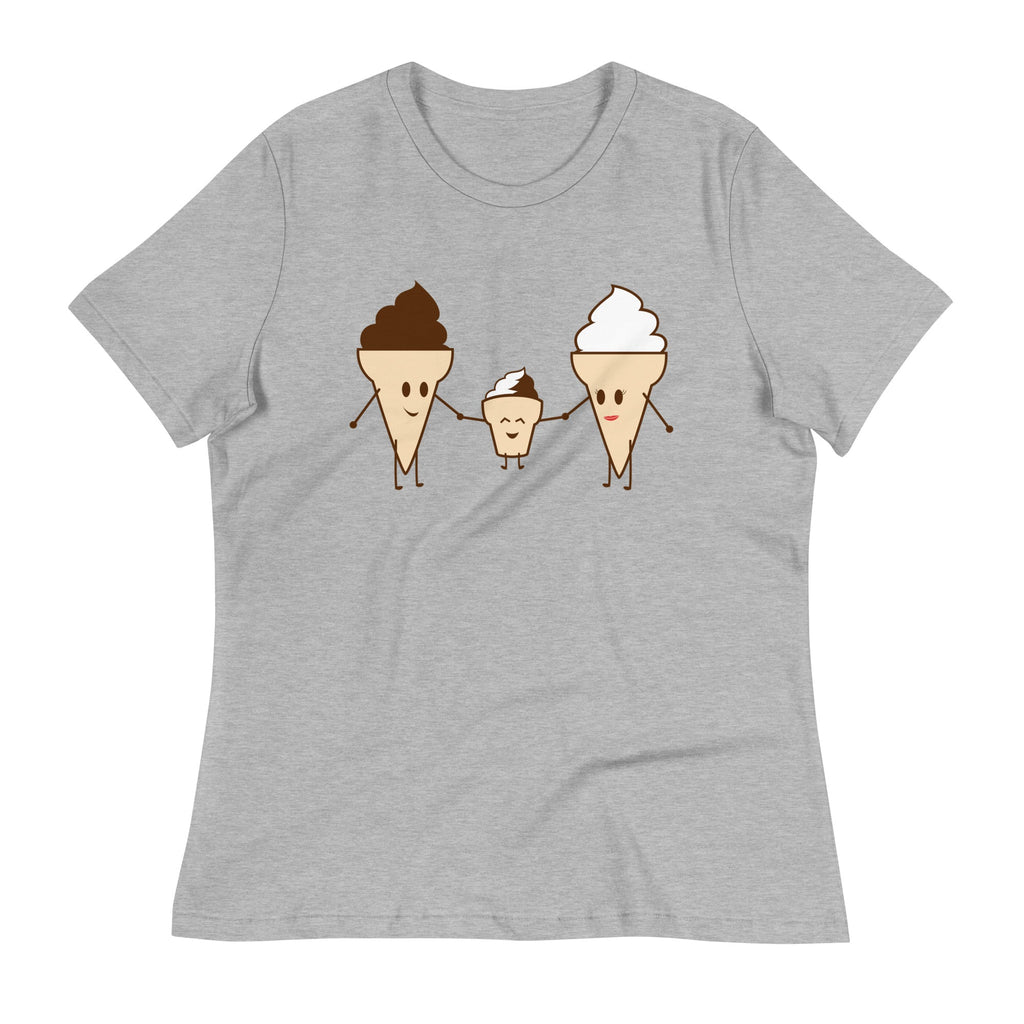 Ice Cream Family Women's Signature Tee Hoodie, Sweatshirt | PureTeeCo.com (Image 4)
