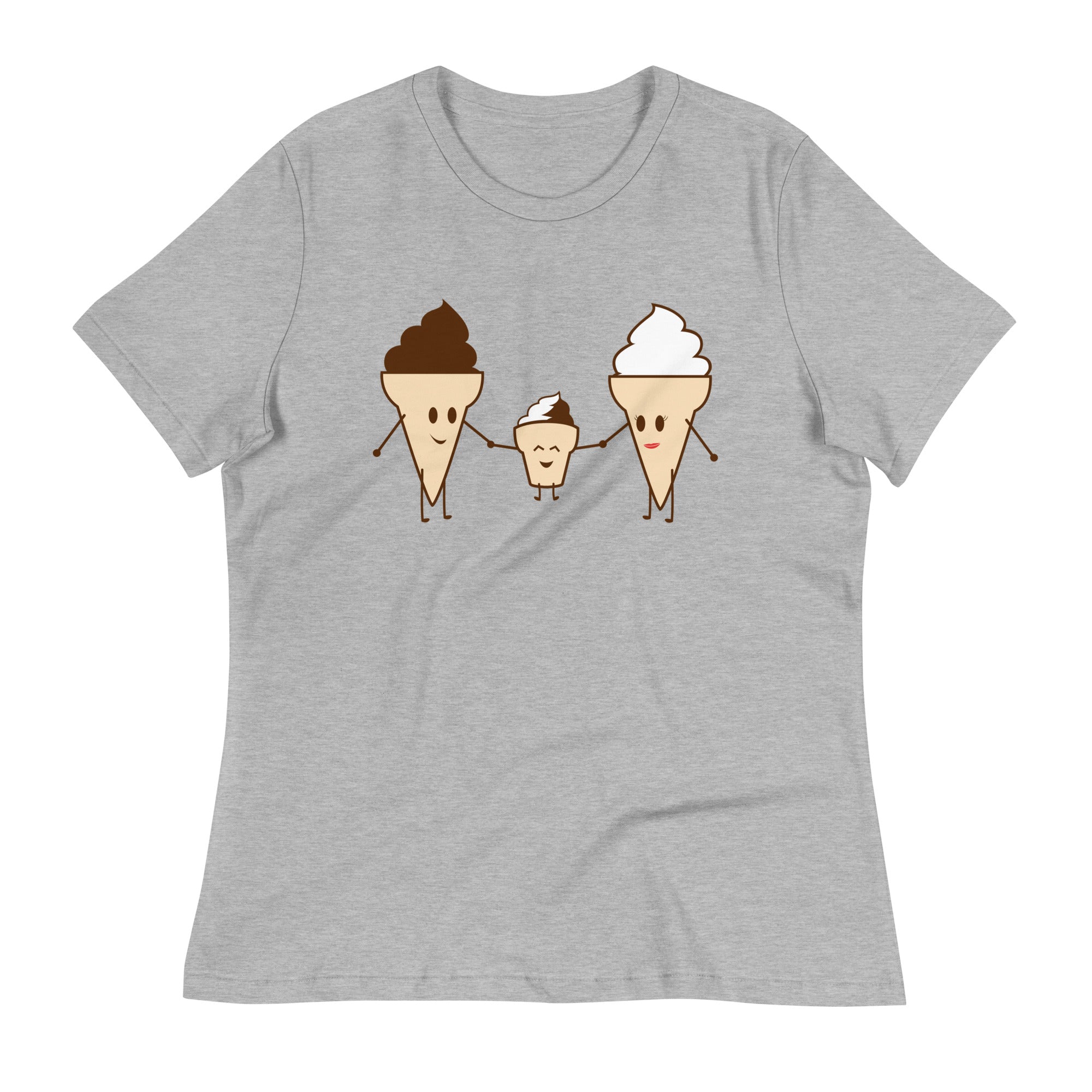 Ice Cream Family Women's Signature Tee Hoodie, Sweatshirt | PureTeeCo.com (Image 4)