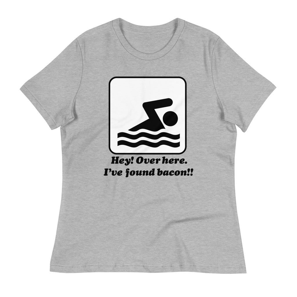 I've Found Bacon! Women's Signature Tee Hoodie, Sweatshirt | PureTeeCo.com (Image 2)