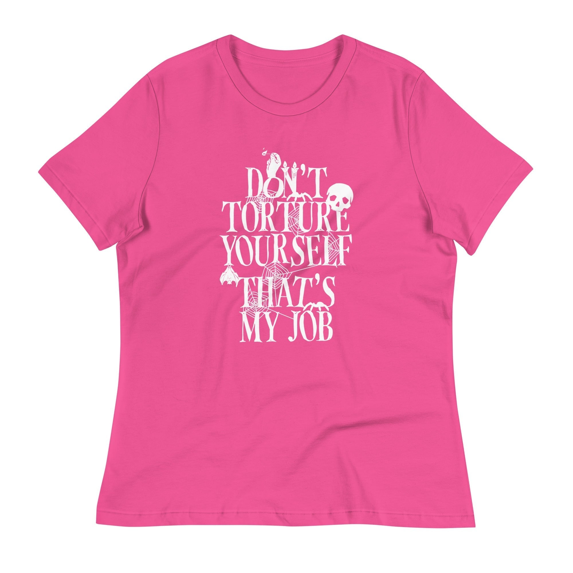 Don't Torture Yourself That's My Job Women's Signature Tee Hoodie, Sweatshirt | PureTeeCo.com (Image 4)