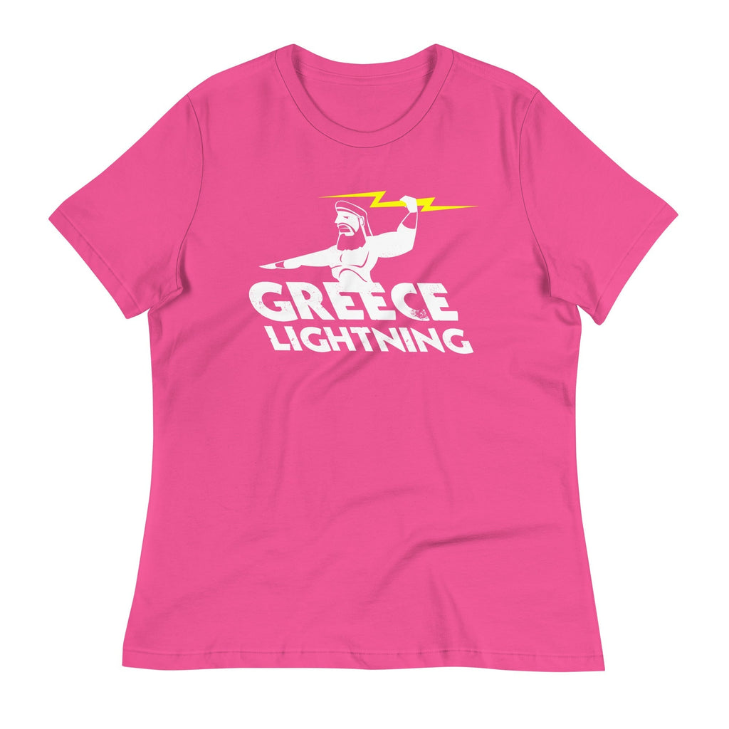 Greece Lightning Women's Signature Tee Hoodie, Sweatshirt | PureTeeCo.com (Image 4)