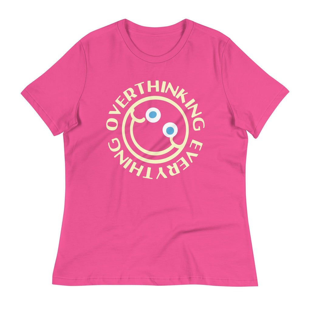 Overthinking Everything Women's Signature Tee Hoodie, Sweatshirt | PureTeeCo.com (Image 4)