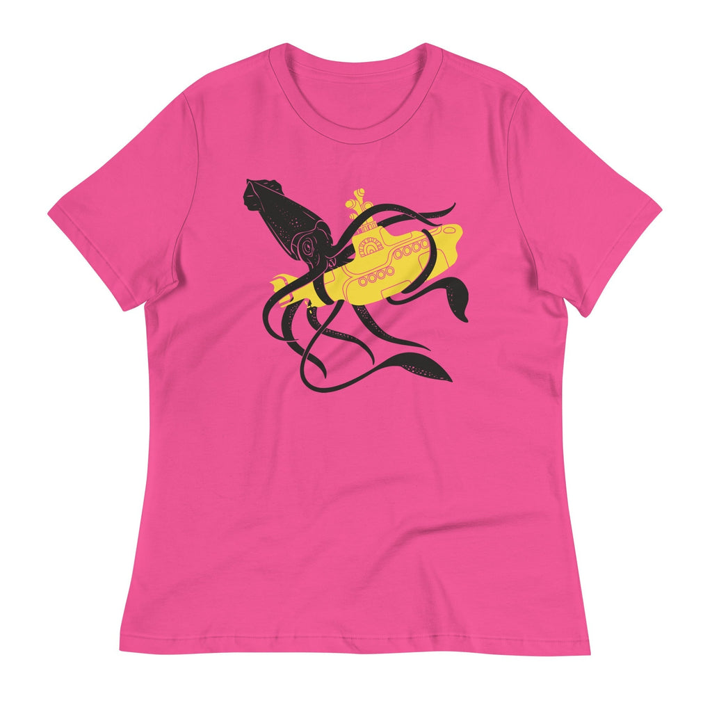 Squid Sub Battle Women's Signature Tee Hoodie, Sweatshirt | PureTeeCo.com (Image 2)