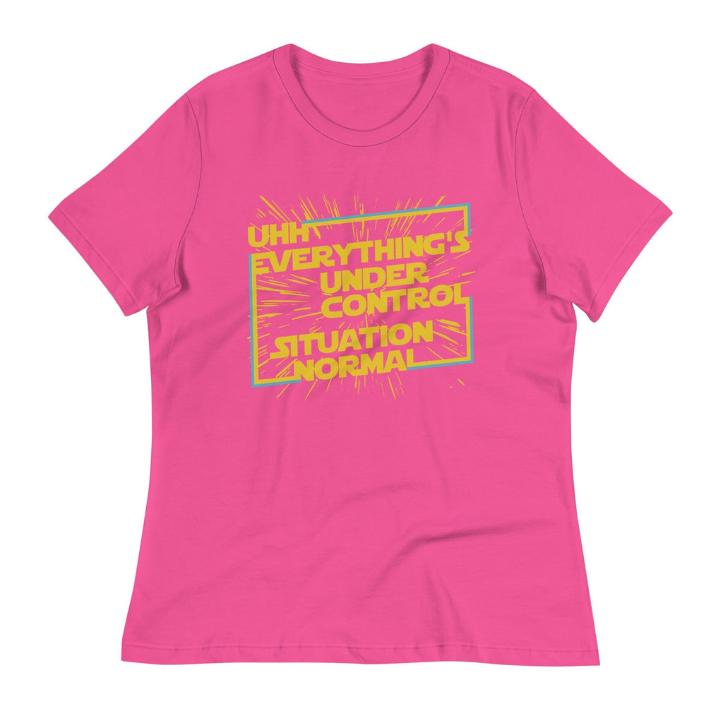 Everything's Under Control Situation Normal Women's Signature Tee Hoodie, Sweatshirt | PureTeeCo.com (Image 4)