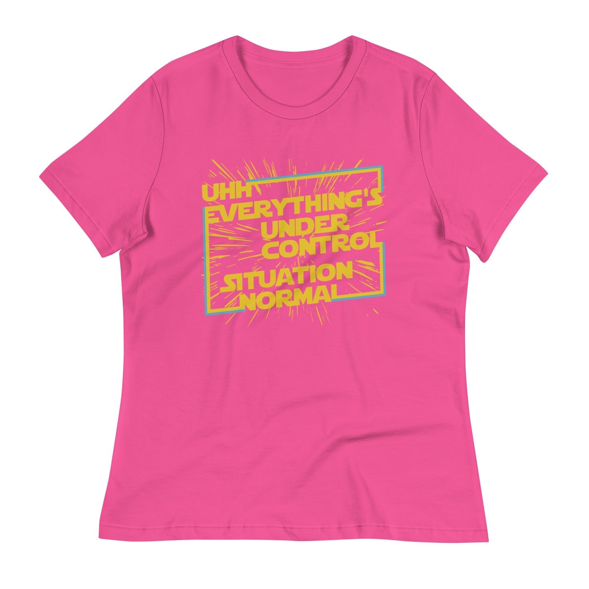 Everything's Under Control Situation Normal Women's Signature Tee Hoodie, Sweatshirt | PureTeeCo.com (Image 4)