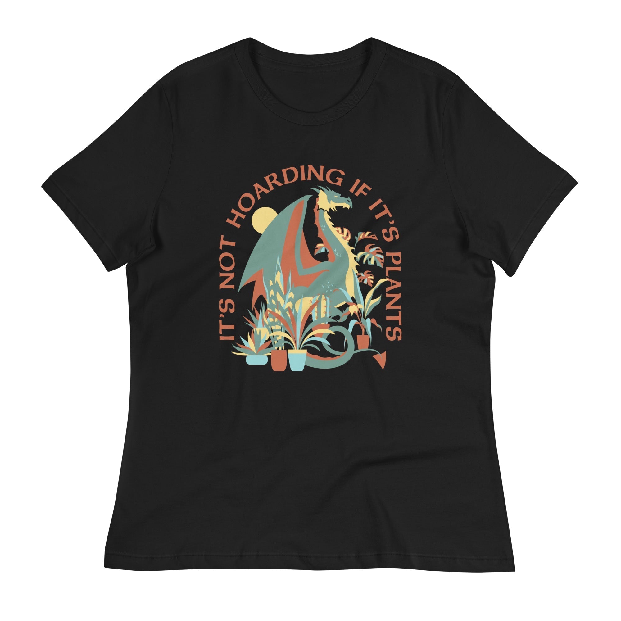 It's Not Hoarding If It's Plants Women's Signature Tee Hoodie, Sweatshirt | PureTeeCo.com (Image 2)