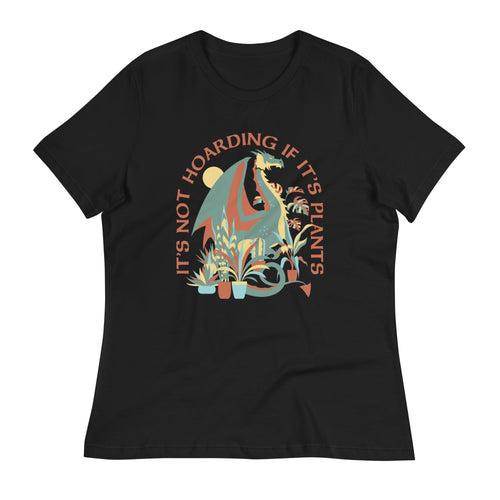 It's Not Hoarding If It's Plants Women's Signature Tee Hoodie, Sweatshirt | PureTeeCo.com (Image 2)