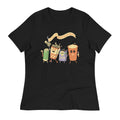 Let's All Go Watch Scary Movies Women's Signature Tee Hoodie, Sweatshirt | PureTeeCo.com (Image 1)