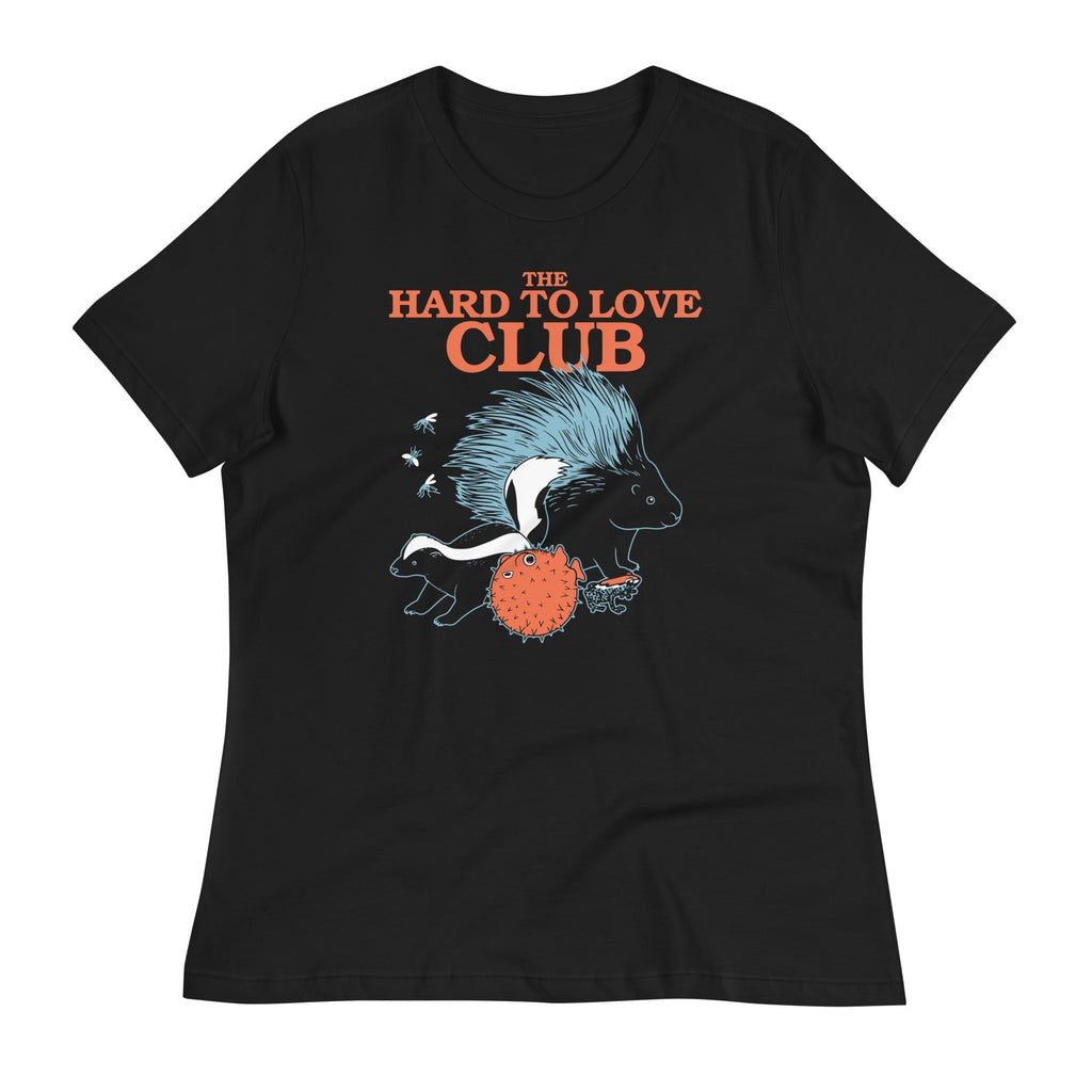 The Hard To Love Club Women's Signature Tee Hoodie, Sweatshirt | PureTeeCo.com (Image 2)