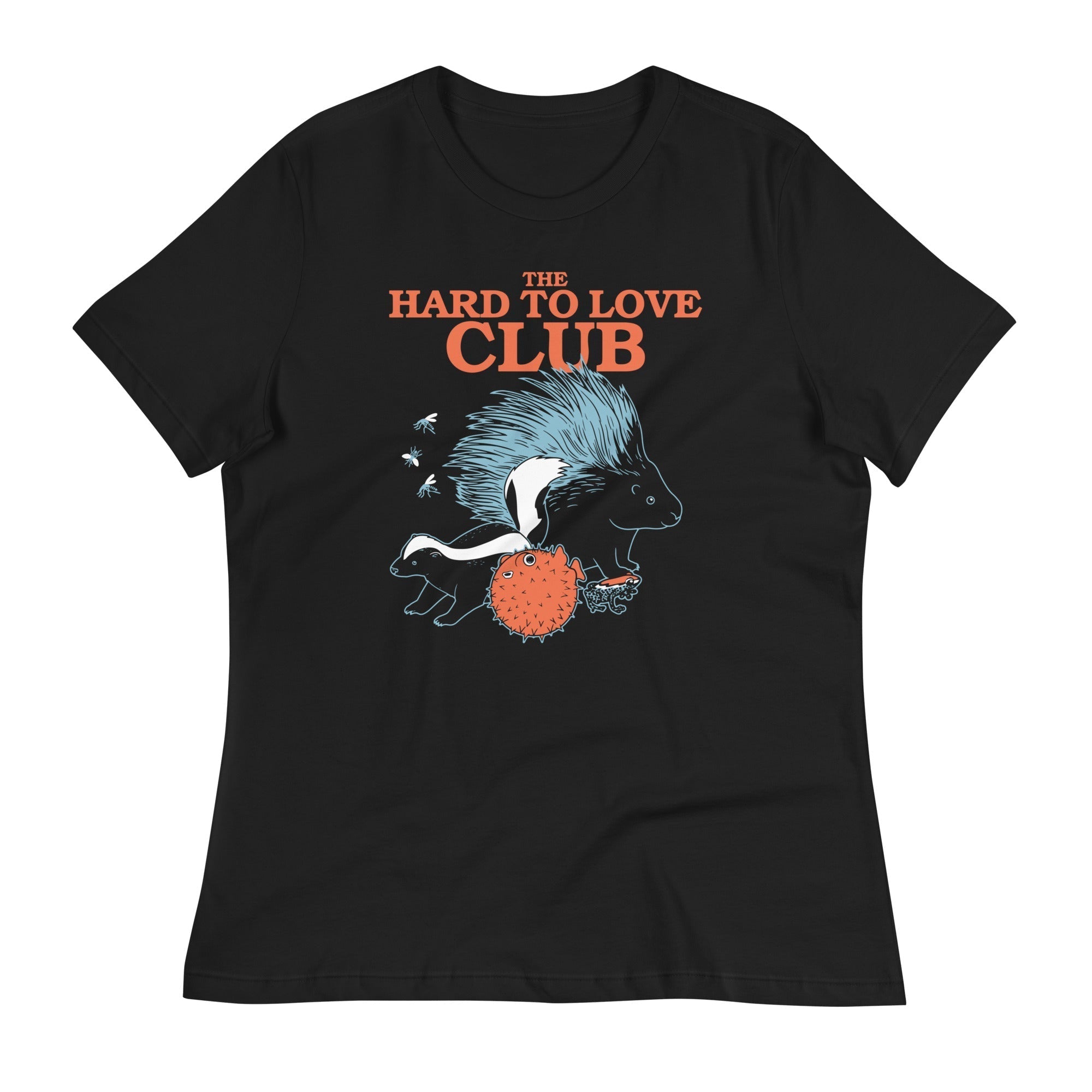 The Hard To Love Club Women's Signature Tee Hoodie, Sweatshirt | PureTeeCo.com (Image 2)