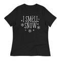 I Smell Snow Women's Signature Tee Hoodie, Sweatshirt | PureTeeCo.com (Image 1)
