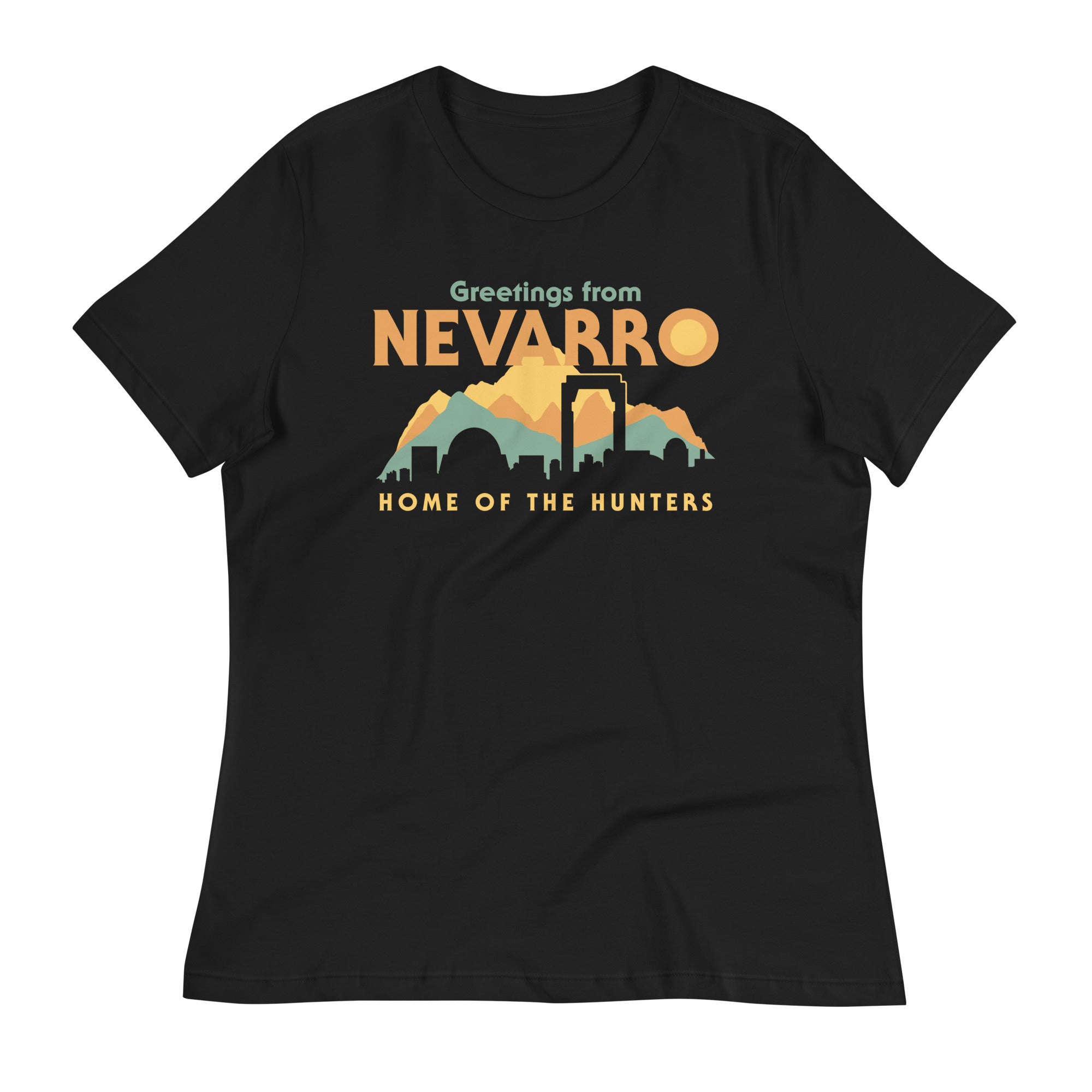 Greetings From Nevarro Women's Signature Tee Hoodie, Sweatshirt | PureTeeCo.com (Image 3)