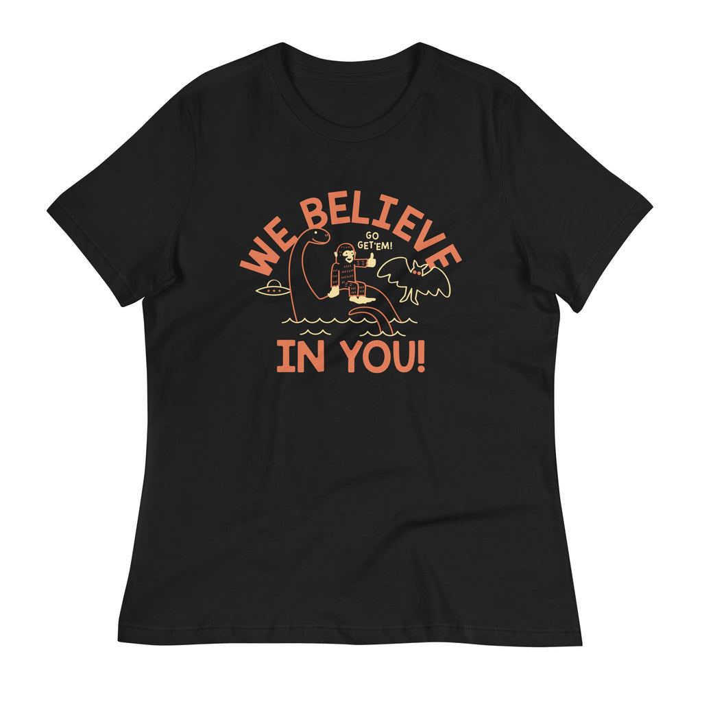 We Believe In You Women's Signature Tee Hoodie, Sweatshirt | PureTeeCo.com (Image 1)