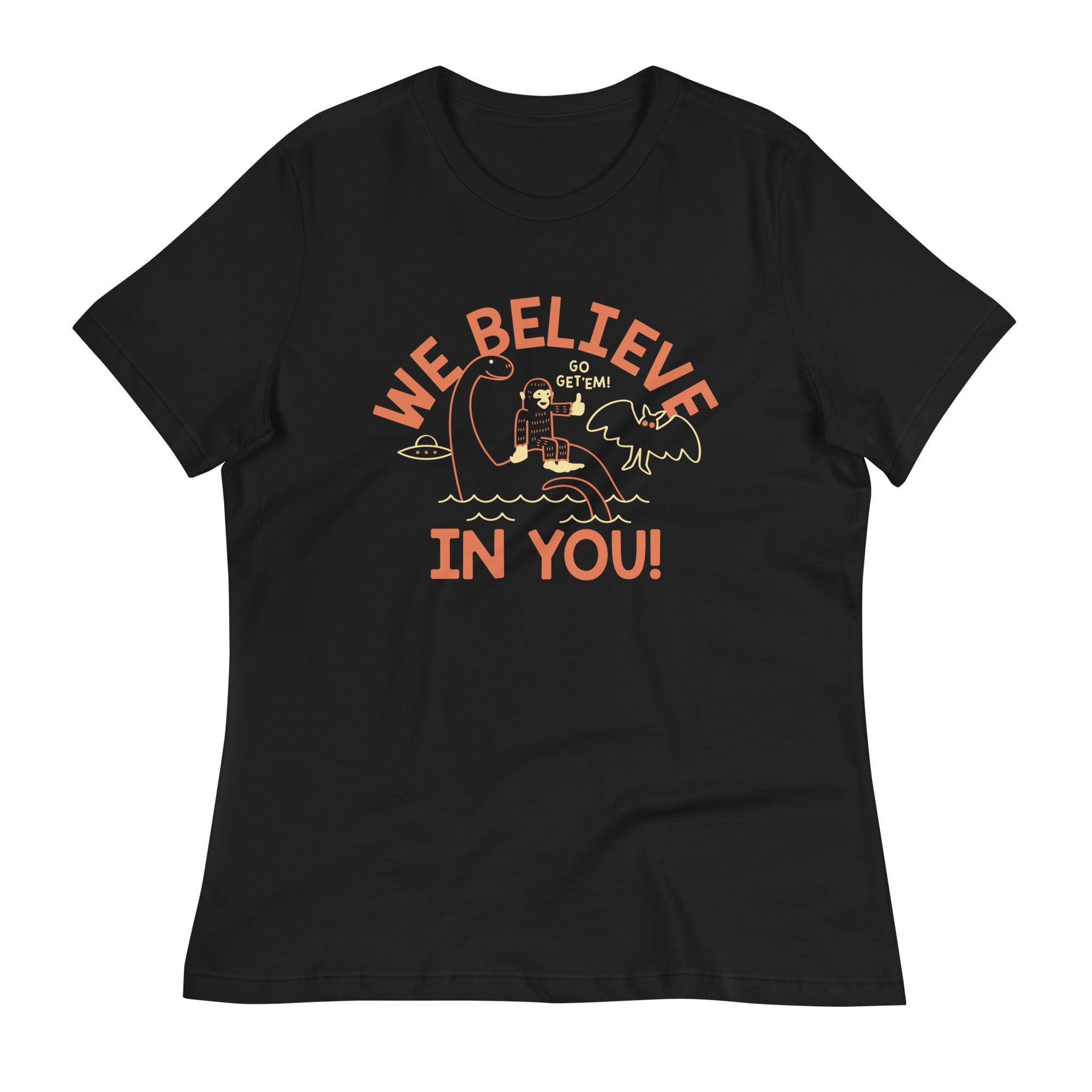 We Believe In You Women's Signature Tee Hoodie, Sweatshirt | PureTeeCo.com (Image 1)
