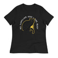 My Familiar And I Are Busy Women's Signature Tee Hoodie, Sweatshirt | PureTeeCo.com (Image 1)