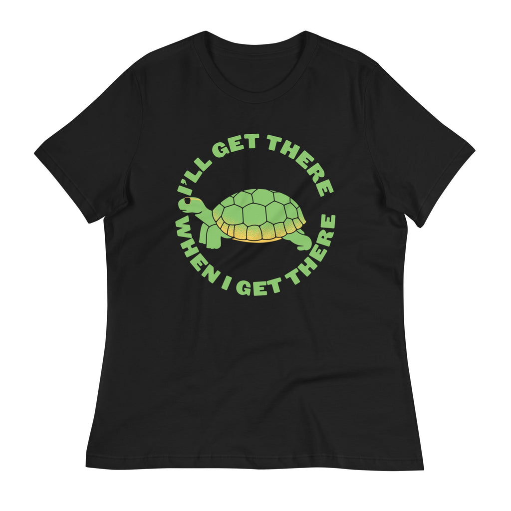 I'll Get There When I Get There Women's Signature Tee Hoodie, Sweatshirt | PureTeeCo.com (Image 2)
